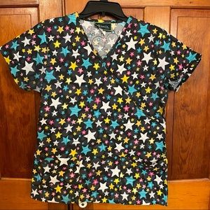 star scrub top